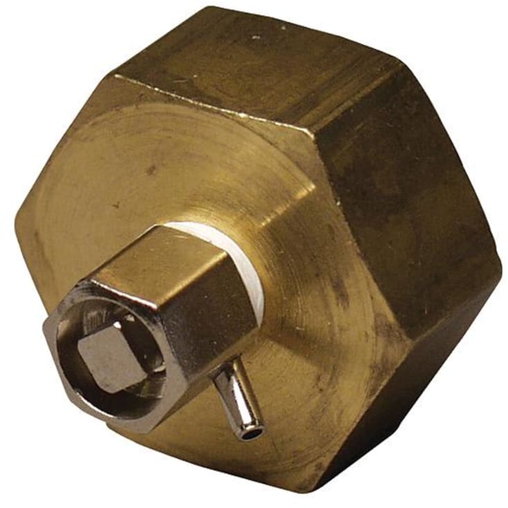 Uponor Fluvia slutmuffe med luftskrue til fordelerrør, 3/4"