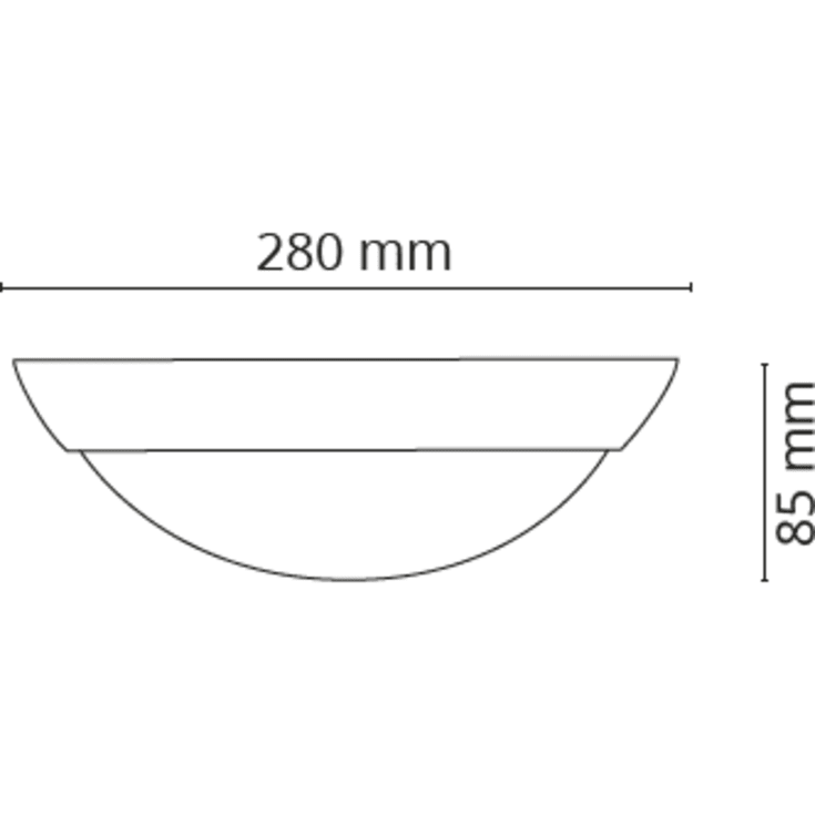 SG Enøk Plafond 10W LED E27, Hvid