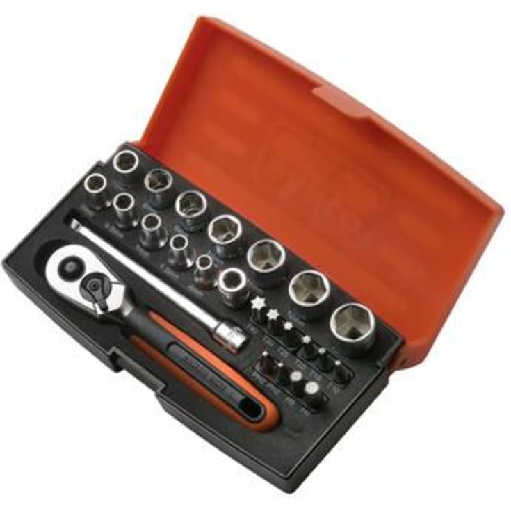 Bahco SL25 Mini hylsnyckelsats 1/4" - 25 delar