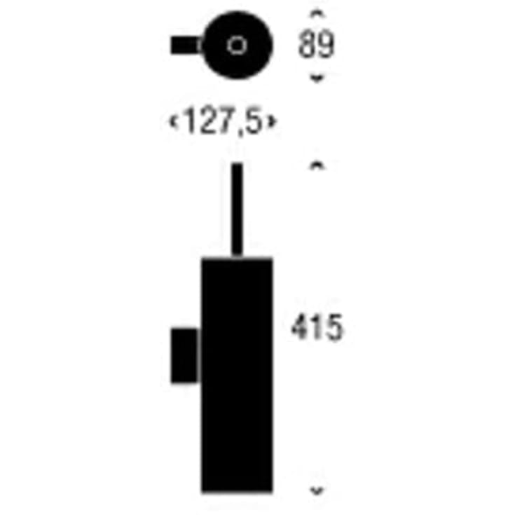 Frost Nova2 toiletbørste, kobber