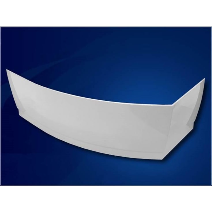 Royal Vigga frontpanel, 160x105 cm, venstrevendt, hvid