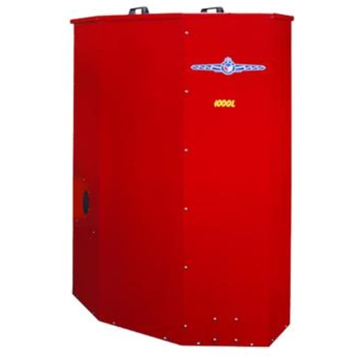 Atmos træpillesilo 1000 liter alt inklusiv