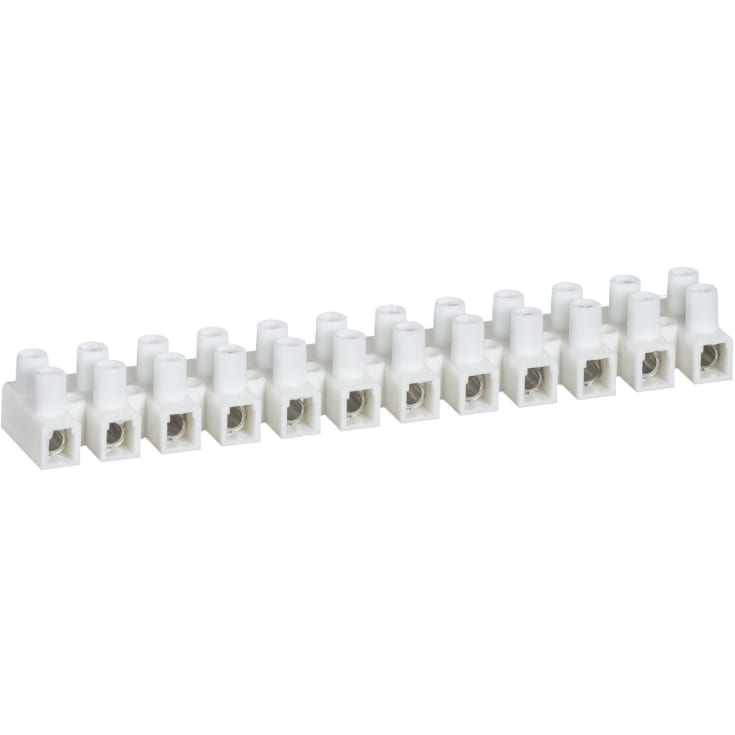 Klemrække, 10 mm², 12 polet