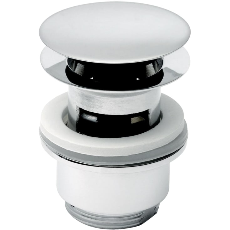 Damixa bottenventil, push-open, krom