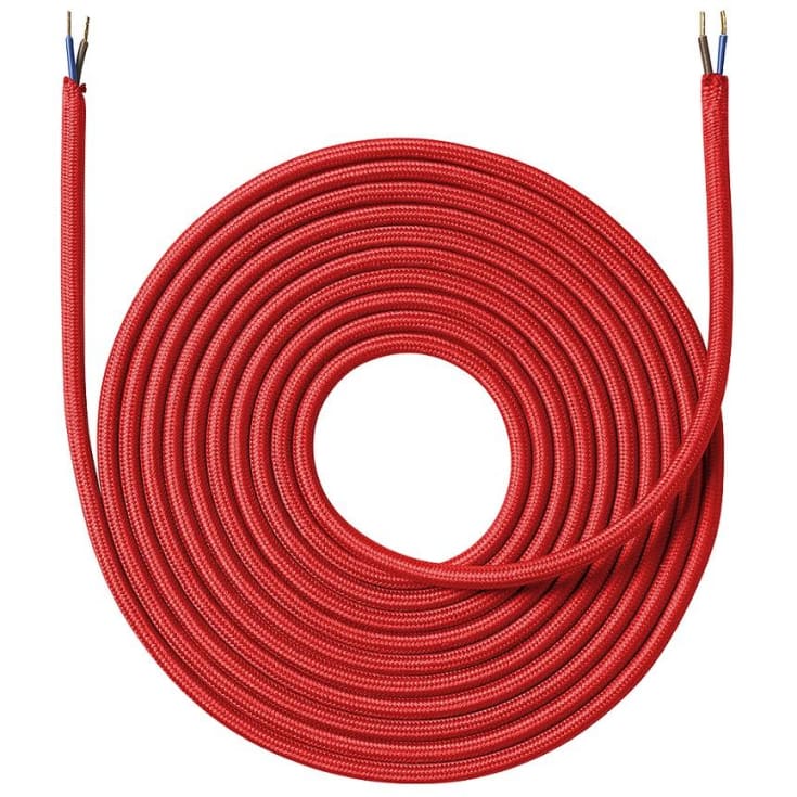 Nielsen Light tygledning, 2x0,75 mm², 4 meter, röd