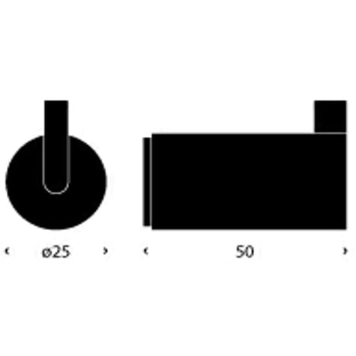 Frost Nova2 håndklædekrog, 2 stk., hvid