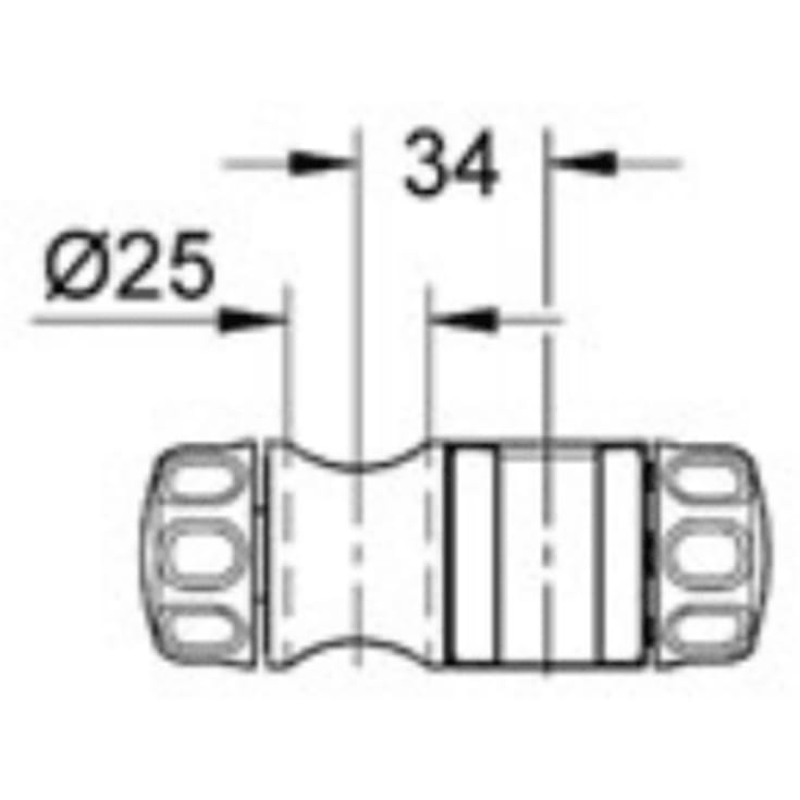 Grohe Relaxa glider, krom