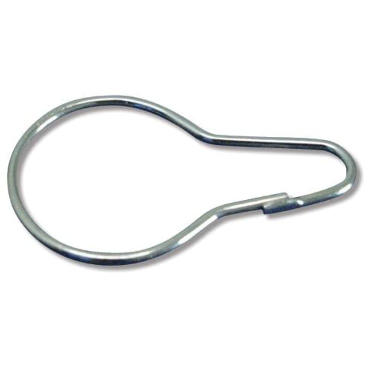 Ring till duschdraperistång, 35 mm, krom