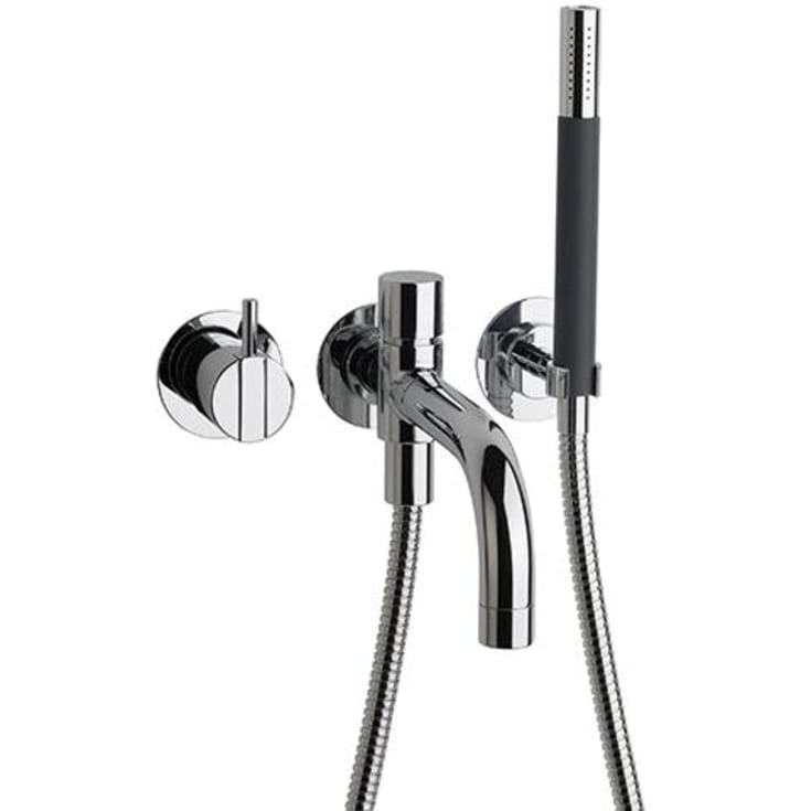 Vola 2141DT8 kararmatur med brusesæt, krom