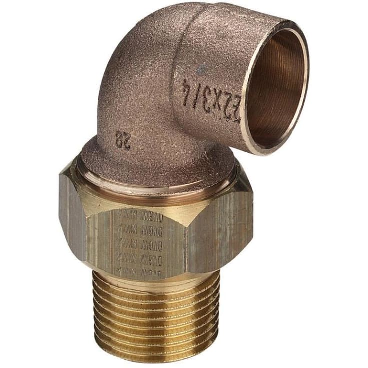 10 stk 22 mm x 3/4" Lodde overgangsforskruning