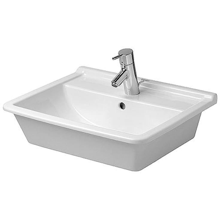 Duravit Starck 3 servant for nedfelling, 56x46 cm, hvit