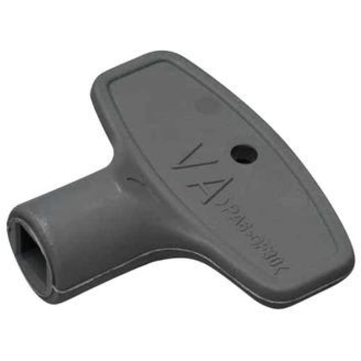 Gustavsberg nøgle til udendørshane, 8 mm, firkantet, sort