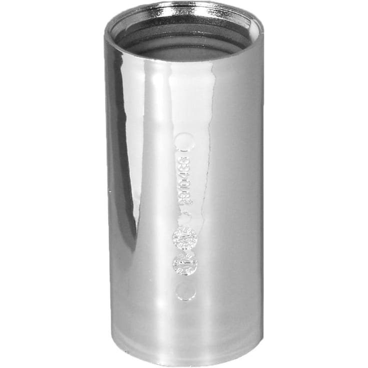Purus muffe, Ø40 mm, plast, krom