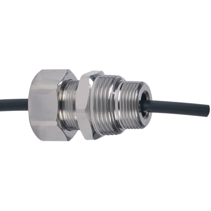 Devi nippel för värmekabel, 3/4" – 1", förkromad mässing