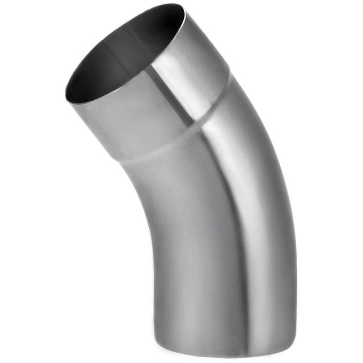 VMzinc bøjning, 40°, Ø100 mm, zink
