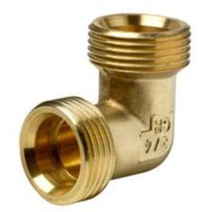 Wavin messing vinkel, 3/4"