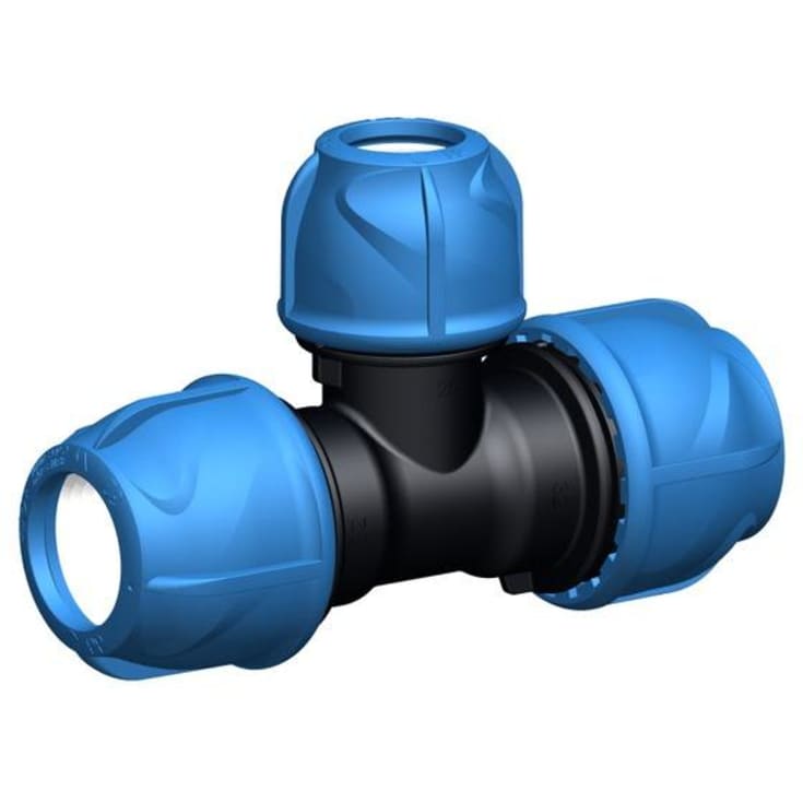 +GF+ iJoint tee til PEM rør, 32x25x32 mm