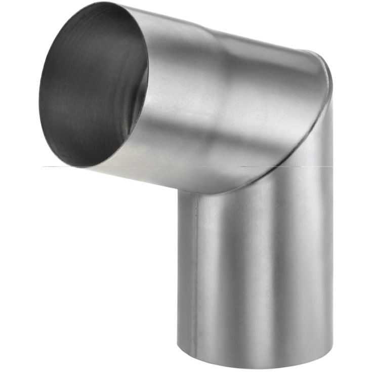 VMzinc knærør, indvendig samling, 70°, Ø76 mm, zink
