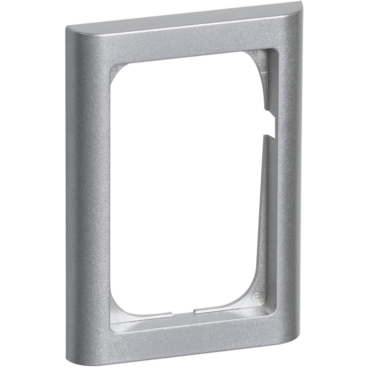 LK Fuga Softline 63 ramme, 1,5 modul, metallic