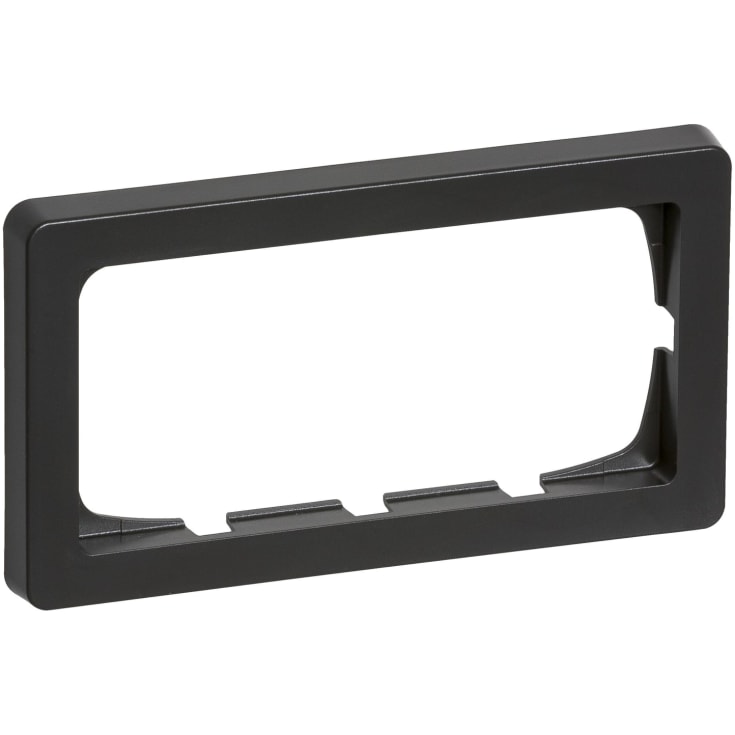 LK Fuga Baseline 63 ramme, 2 modul, vandret, koksgrå