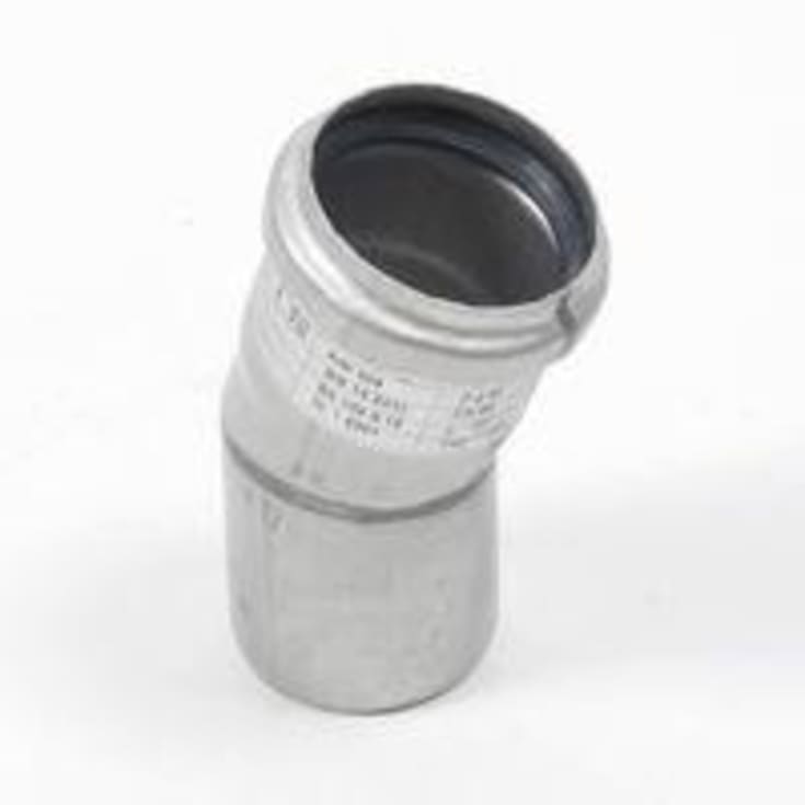 Blücher EuroPipe avløpsbøy, 20°, Ø50 mm, rustfritt stål