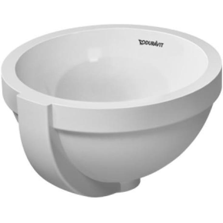 Duravit Architec servant for underliming, Ø27 cm, hvit