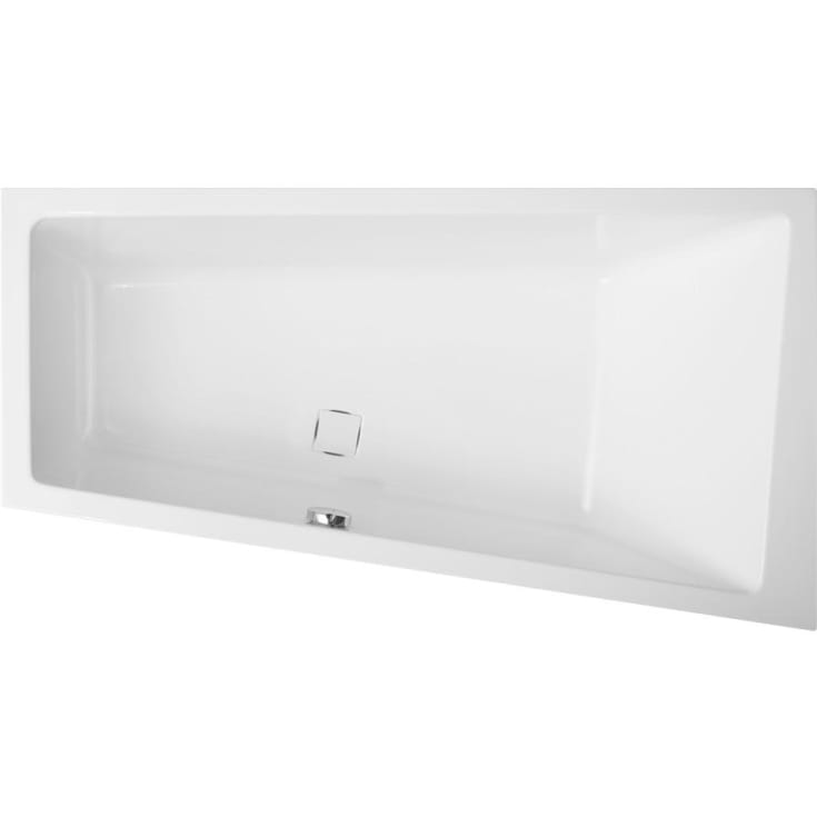 Royal Camilla badekar, 160x90 cm, højre, hvid