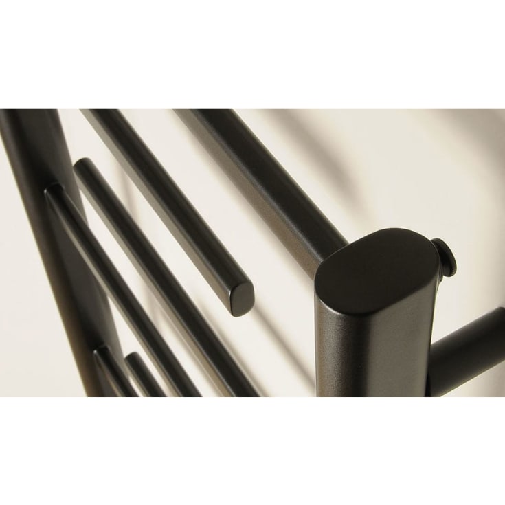 Kriss Sirius håndklædetørrer, kombi, 50x116,9 cm, sort