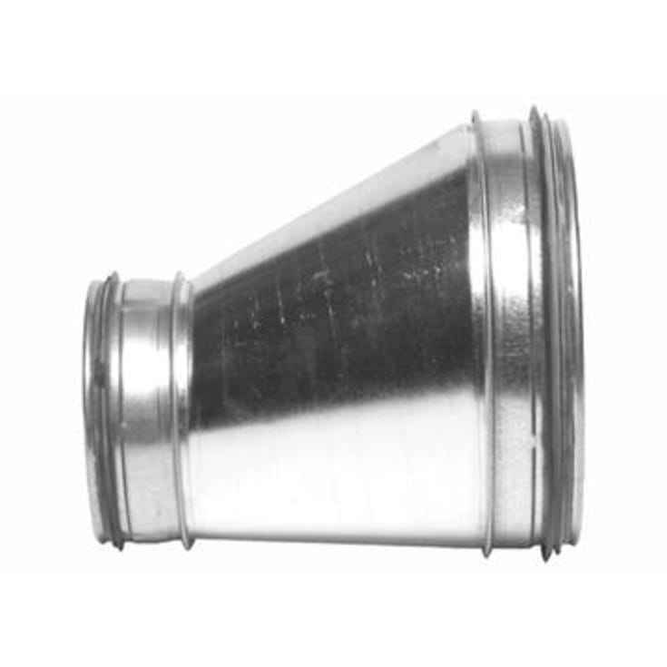 AIR2TRUST dimensionsövergång, Ø125x100 mm, excentrisk, nippel/nippel