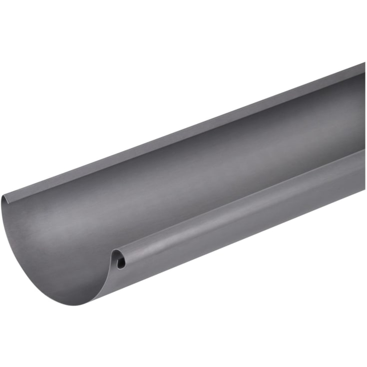 VMzinc  halvrund tagrende nr. 11 á 3 meter, quartz-zinc