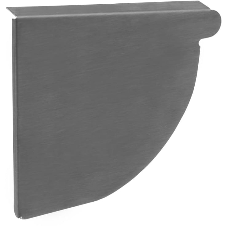 VMzinc  arkitekt endebund nr. 12, venstre, quartz-zinc