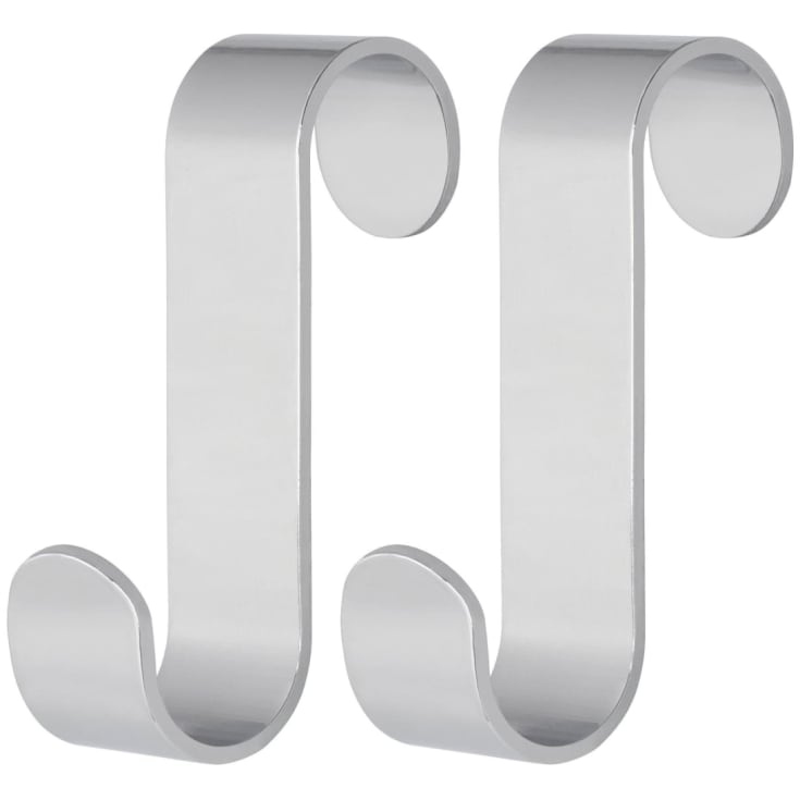 TVS kroge 2 stk. til Ø25 mm rør, krom