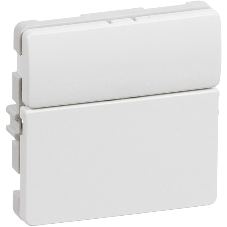 LK Fuga svagstrømstryk 2 slutte, 1 modul, hvid