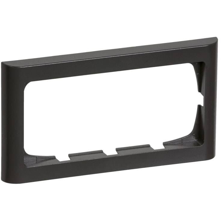 LK Fuga Softline 63 ramme, 2 modul, vandret, koksgrå