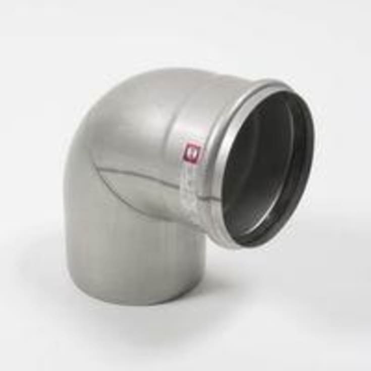 Blücher EuroPipe afløbsbøjning, 87.5°, Ø160 mm, rustfrit stål