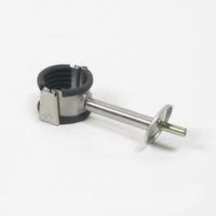 Blücher EuroPipe rørbærer, med roset og afstandsstykke, Ø110mm, rustfrit stål