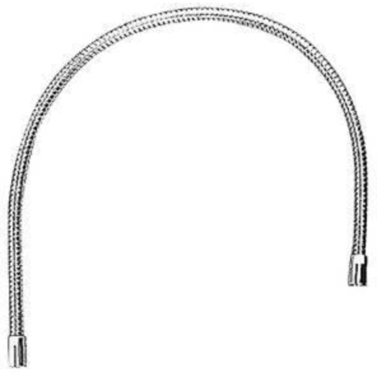 KWC forbruseslange 1075mm m/omløber rørgeving 1/2", krom