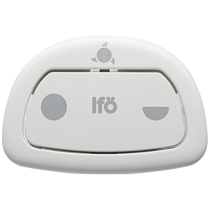 Ifö trykknapsæt, dobbelt skyl, hvid