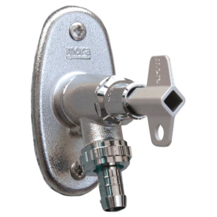 Mora Garden II udendørshane, til 50-65 cm væg, krom