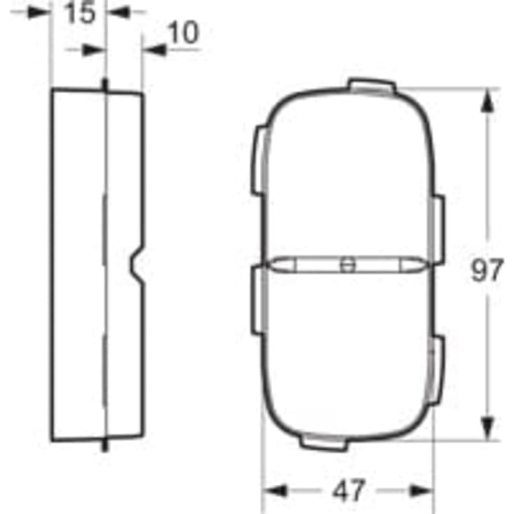 LK Fuga pudsudligningsringe, 2 modul