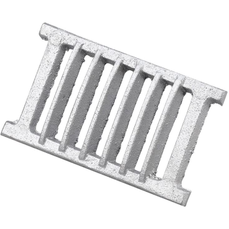 Duka sokkelrist, 65 x 120 mm, støbt aluminium