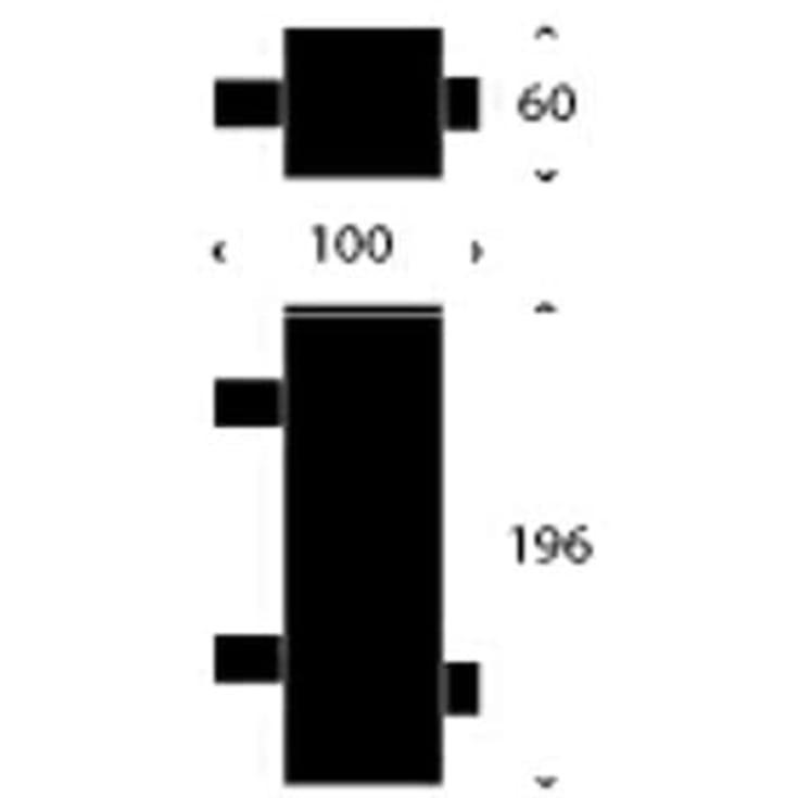 Frost Quadra sæbedispenser, sort