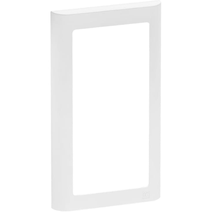 LK Fuga Soft 63 ramme, 1x2 modul, lodret, hvid