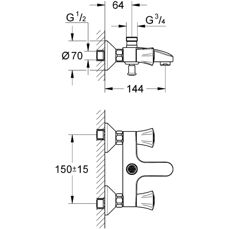 Grohe Costa L kararmatur, krom