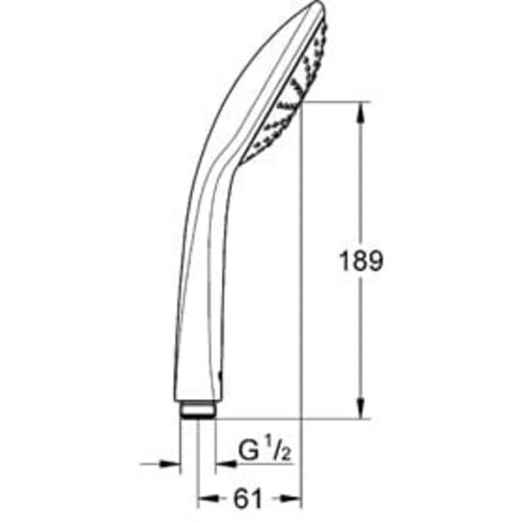 Grohe Euphoria 110 Mono håndbruser, krom
