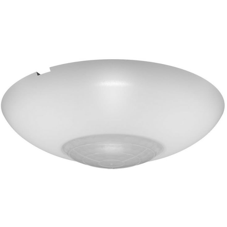 Servodan tilstedeværelsessensor Minilux PIR-Sensor 360° 24V Ø90 mm. i hvid