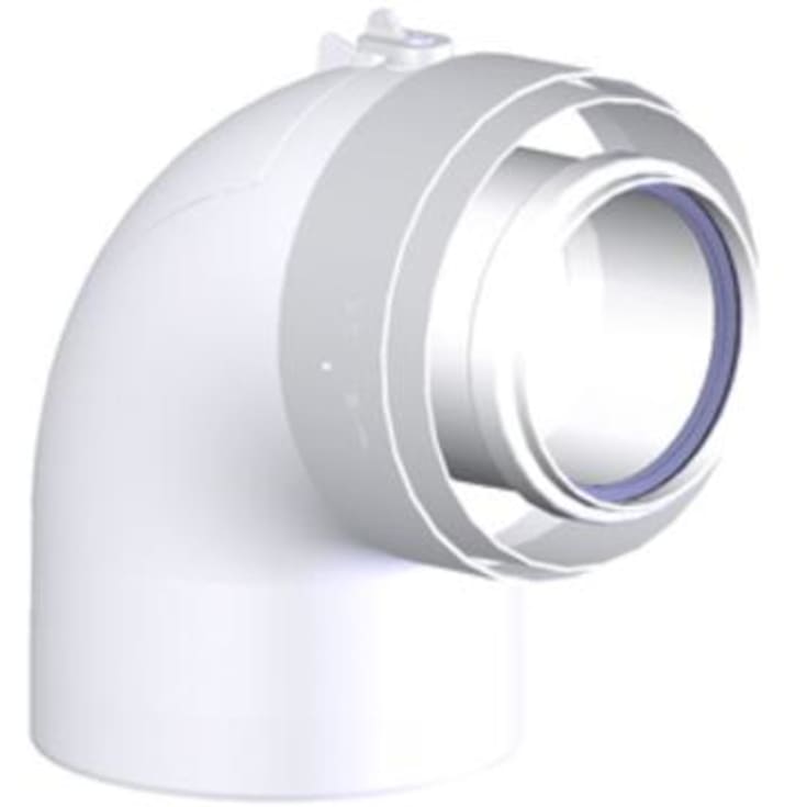 Metalbestos ConneXt aftræk vinkel med rens Ø80/125 mm