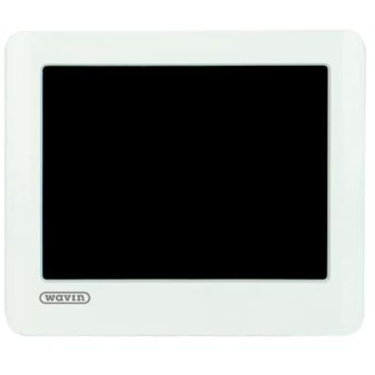 Wavin AHC 9000 display, trykfølsom skærm, hvid