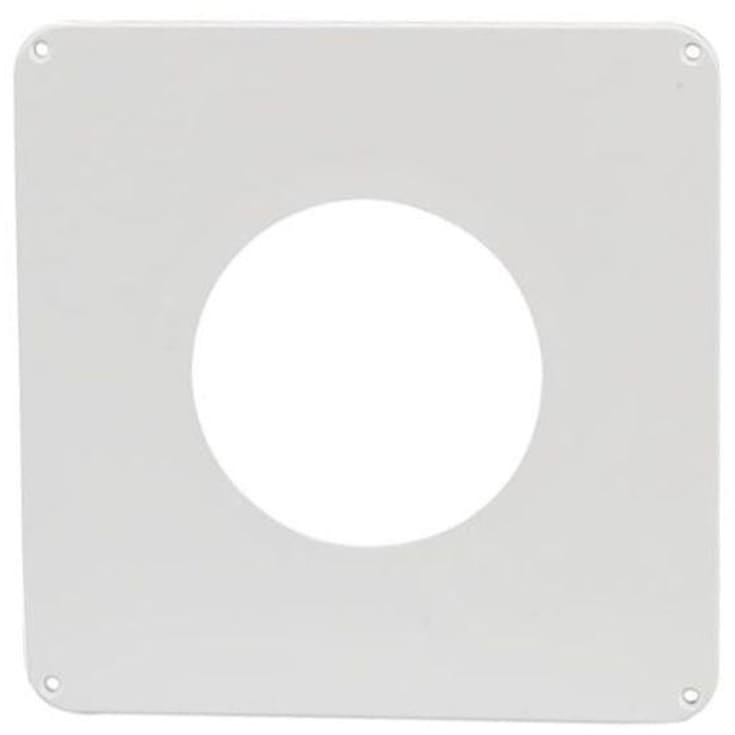 Thermex dækplade, 200x200mm, hvid