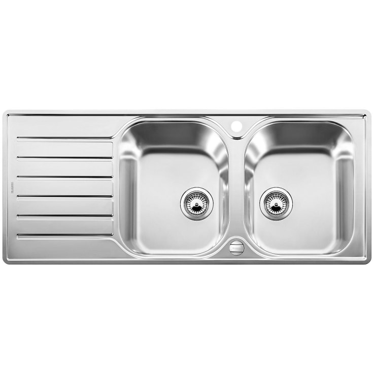 Blanco Lantos 8S-IF Compact MX kjøkkenvask, 116x50 cm, rustfritt stål